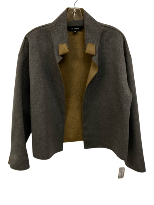 Kal Rieman Size M Gray & Beige Wool, Cashmere & Silk Open Front Jacket Gray & Beige / M
