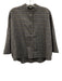 Kal Rieman Size S Gray, Brown & Blue Wool & Cashmere Plaid Button Front Jacket Gray, Brown & Blue / S