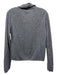 Zara Size Small Gray Wool Long Sleeve Button Front Collar Sweater Gray / Small