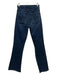 Mother Size 26 Dark Wash Cotton Denim Mid Rise zip fly Frayed Hem Jeans Dark Wash / 26