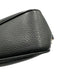 Gucci Black Leather Zip Top Logo Embossed Tassel Detail Crossbody Bag Black