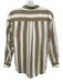 Closed Size S Beige, White & blue Cotton Blend Striped Long Sleeve Button Up Top Beige, White & blue / S