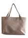 Tory Burch Pink Saffiano Leather Gold Tone Hardware Solid Bag Pink / Large