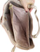 Tory Burch Pink Saffiano Leather Gold Tone Hardware Solid Bag Pink / Large