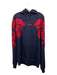 Maharishi Size L Navy & Red Cotton Blend Dragon Hoodie Men's Jacket Navy & Red / L