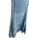 Alexis Size L Blue Cotton Open Knit Sleeveless Dress Blue / L
