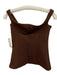 Zara Size Small Brown Sleeveless Wide Leg High Rise Paneled Pant Set Brown / Small