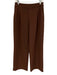 Zara Size Small Brown Sleeveless Wide Leg High Rise Paneled Pant Set Brown / Small