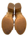 Kork-Ease Shoe Size 8 Tan Brown Leather Upper open toe Criss Cross Sandals Tan Brown / 8