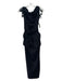 Hache Size S/40 Black Cotton Drawstring Sleeveless Maxi Dress Black / S/40