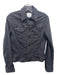 AG Size S Faded Black Cotton Denim Button Down Breast Pocket Long Sleeve Jacket Faded Black / S