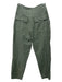 Frame Size 25 Sage green Cotton Pleated High Rise Pockets Pants Sage green / 25