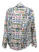 Mira Mikati Size XS/36 White & Multi Cotton Long Sleeve Buttondown Words Top White & Multi / XS/36