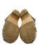 No. 6 Shoe Size 36 Beige & Brown Pony Hair Wood Sole Shearling Lined Clogs Beige & Brown / 36