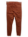 Veronica Beard Size 25 Burnt Orange Cotton Blend Button Fly Skinny Jeans Burnt Orange / 25