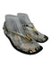 Khaite Shoe Size 37 Yellow Beige & Black Leather Upper Snakeskin print Sandals Yellow Beige & Black / 37