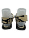 Khaite Shoe Size 37 Yellow Beige & Black Leather Upper Snakeskin print Sandals Yellow Beige & Black / 37