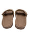 Jimmy Choo Shoe Size 37 Beige Pink textile upper Leather trim Slide Sandals Beige Pink / 37