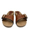 Isabel Marant Shoe Size est 37 Cognac Brown Leather Upper Grommet Sandals Cognac Brown / est 37