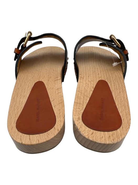 Isabel Marant Shoe Size est 37 Cognac Brown Leather Upper Grommet Sandals Cognac Brown / est 37