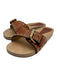 Isabel Marant Shoe Size est 37 Cognac Brown Leather Upper Grommet Sandals Cognac Brown / est 37