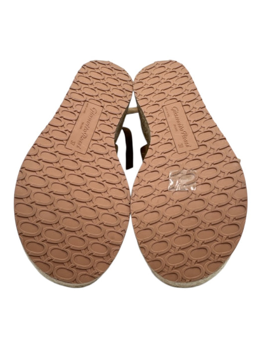 Gianvito Rossi Shoe Size 37 Beige Leather Upper Suede Criss Cross Sandals Beige / 37
