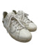 Valentino Garavani Shoe Size 36.5 White & Gold Tone Leather Upper Sneakers White & Gold Tone / 36.5