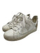 Valentino Garavani Shoe Size 36.5 White & Gold Tone Leather Upper Sneakers White & Gold Tone / 36.5