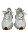 New Balance Shoe Size 6.5 White Leather Upper Perforated Logo Low Top Sneakers White / 6.5