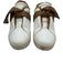 Alexandre Birman Shoe Size 36 White & Brown Leather Upper Knot Detail Sneakers White & Brown / 36