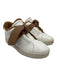 Alexandre Birman Shoe Size 36 White & Brown Leather Upper Knot Detail Sneakers White & Brown / 36