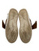 Alexandre Birman Shoe Size 36 White & Brown Leather Upper Knot Detail Sneakers White & Brown / 36