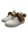 Alexandre Birman Shoe Size 36 White & Brown Leather Upper Knot Detail Sneakers White & Brown / 36