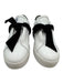Alexandre Birman Shoe Size 36 White & Black Leather Upper Suede Accent Sneakers White & Black / 36