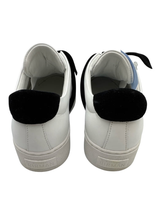 Alexandre Birman Shoe Size 36 White & Black Leather Upper Suede Accent Sneakers White & Black / 36