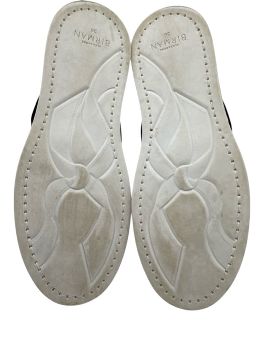 Alexandre Birman Shoe Size 36 White & Black Leather Upper Suede Accent Sneakers White & Black / 36