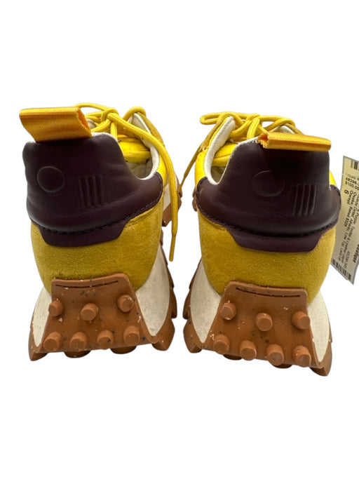 Oncept Shoe Size 6 Yellow & Purple Textile & Leather Upper Suede Detail Sneakers Yellow & Purple / 6