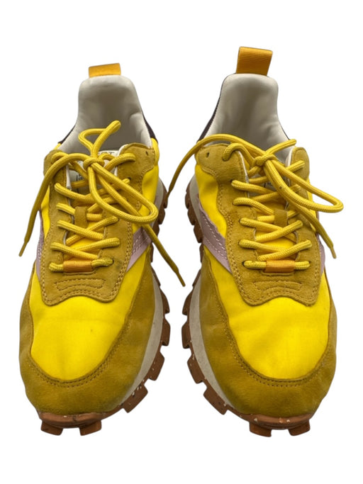 Oncept Shoe Size 6 Yellow & Purple Textile & Leather Upper Suede Detail Sneakers Yellow & Purple / 6