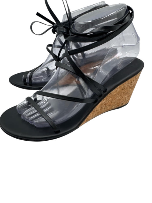 Ancient Greek Sandals Shoe Size 37 Black & Brown Leather Upper Strappy Sandals Black & Brown / 37