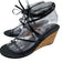 Ancient Greek Sandals Shoe Size 37 Black & Brown Leather Upper Strappy Sandals Black & Brown / 37