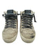 Golden Goose Shoe Size 36 Greige, Gold & Pink Leather Upper Mid Top Sneakers Greige, Gold & Pink / 36