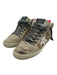 Golden Goose Shoe Size 36 Greige, Gold & Pink Leather Upper Mid Top Sneakers Greige, Gold & Pink / 36