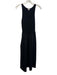 Pistola Size XS Black Viscose & Cotton Blend Fabric Block Sleeveless Dress Black / XS
