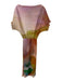 Never Fully Dressed Size XS Pink & Multi Polyester Blend Accordion Pleats Dress Pink & Multi / XS