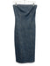 Rag & Bone Size 2 Dark Wash Rayon Blend Strapless Denim Print Paneled Dress Dark Wash / 2