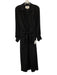 Brochu Walker Size XS Black Viscose Blend Long Sleeve Button Front Dress Black / XS