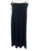 Susana Monaco Size S Black Nylon Blend Strapless Cropped Wide Leg Jumpsuit Black / S