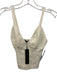 Alice + Olivia Size XS Cream White Cotton Blend Sleeveless Cable Knit Tank Top Cream White / XS