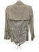 Veronica Beard Size 0 Cream White Linen Blend Fabric Block One Button Jacket Cream White / 0
