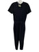 Sweaty Betty Size 4 Black Polyamide Blend Short Sleeve Drawstring Waist Jumpsuit Black / 4